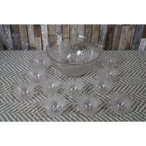 Anchor Hocking Punch Bowl Set
